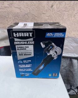 HART 40-Volt Cordless Brushless Turbo Fan Blower Kit,
