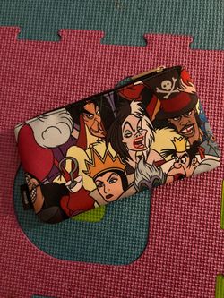 Disney Villains Zip Pouch Cosmetic Bag Loungefly