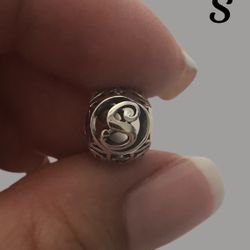Brand New Sterling Silver 925 Letter S Charm