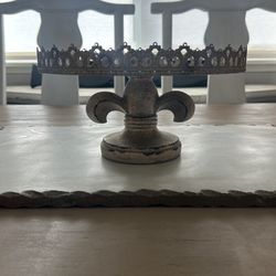 Antique Gold Cake Stand