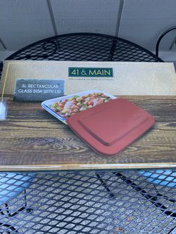 Glass Pan With A Lid