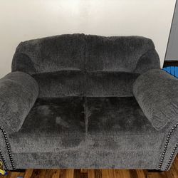 2 Piece Grey Couches 