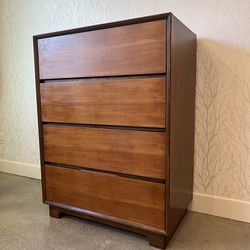 Mid Century Modern Tallboy Dresser