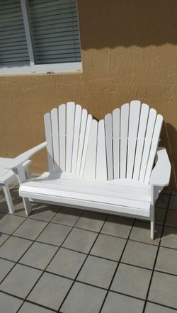 Adirondack love chair $225