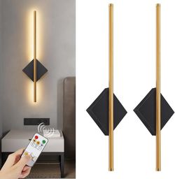 Cordless Rechargeable LED Wall Sconces (Pair)