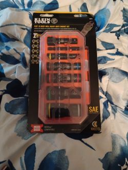 Klein Flip-10 Deep Well Heavy Duty Socket Set 