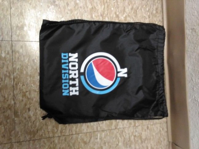 North Division Pepsi Logo Drawstring Bag