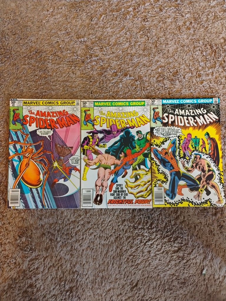 The Amazing Spider-Man #213-215.
