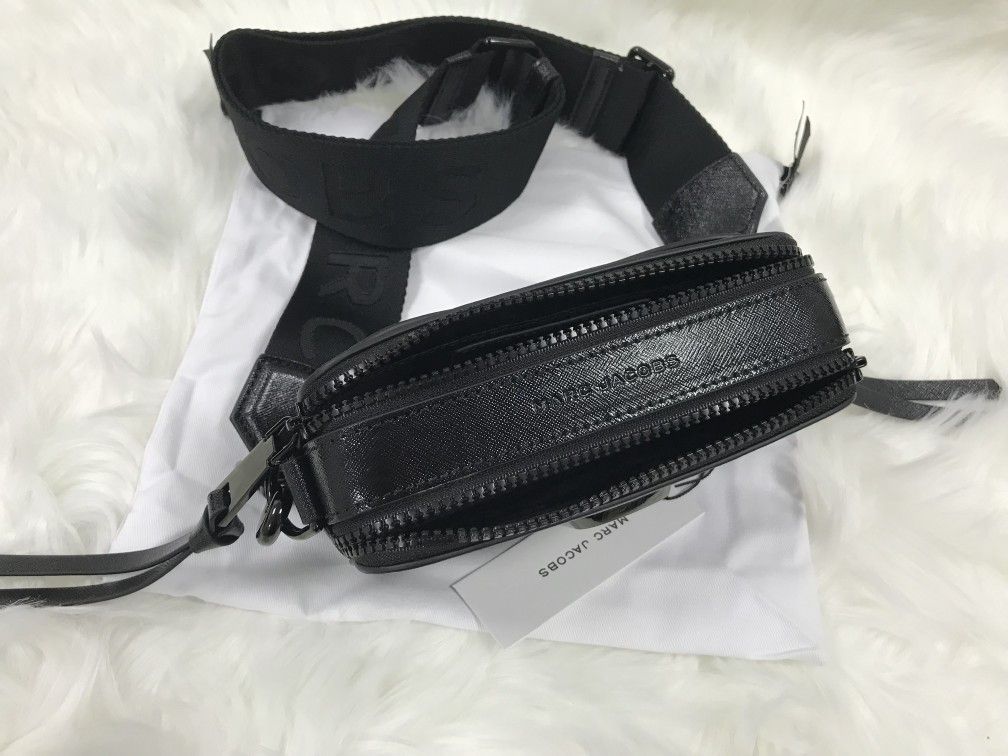 Marc Jacobs Colorblock Snapshot Crossbody bag Black