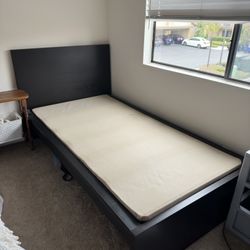 Twin Bed - Frame, Base, Box 