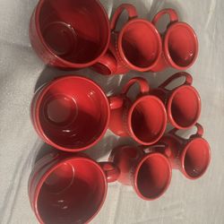 Princess house 6 Mugs And 3 XL Mugs Used 