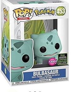Pokemon bulbasaur spring convection exclusive flocked funko