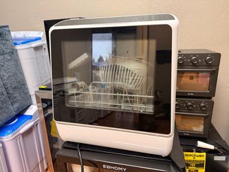 EUHOMY Countertop Portable Dishwasher