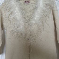 Feather Cream Monsoon Cardigan
