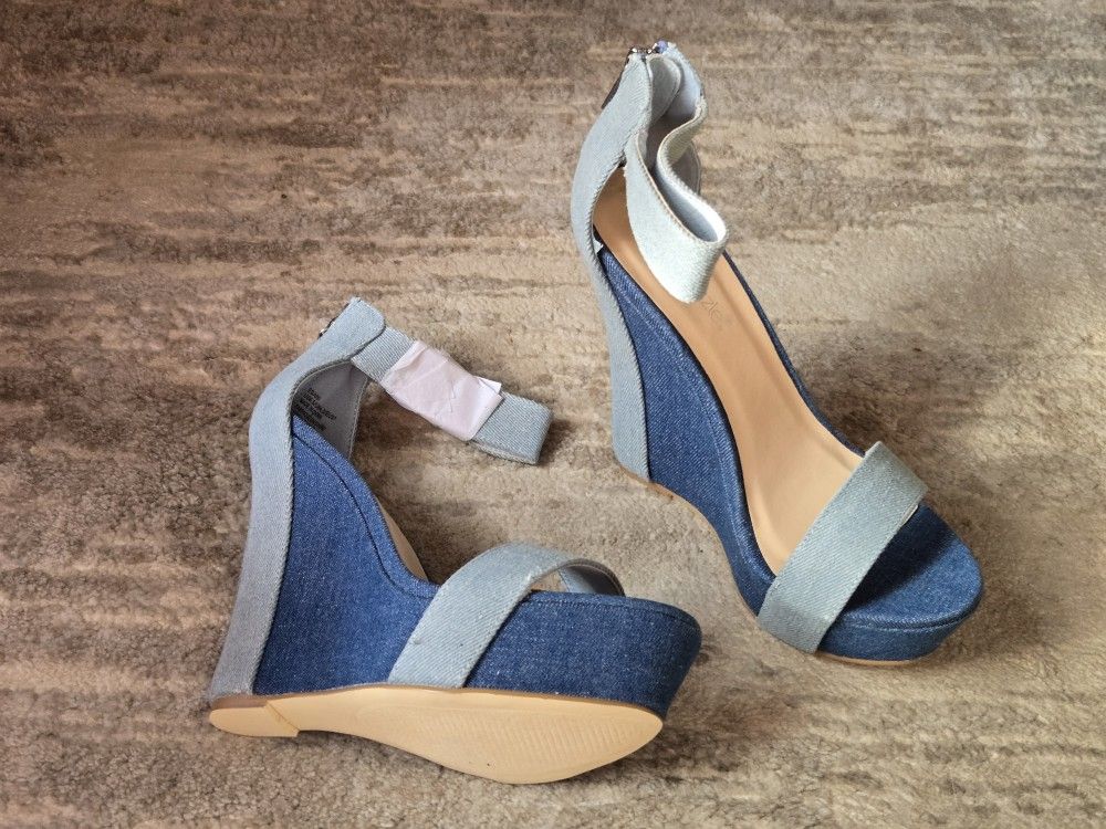 Jean Wedges Size 6