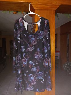 Long Sleeve Mudd Dress Large Wore One