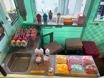 American girl doll ice cream truck