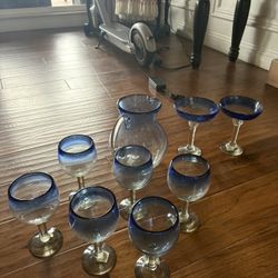 Pottery Barn Glass Set