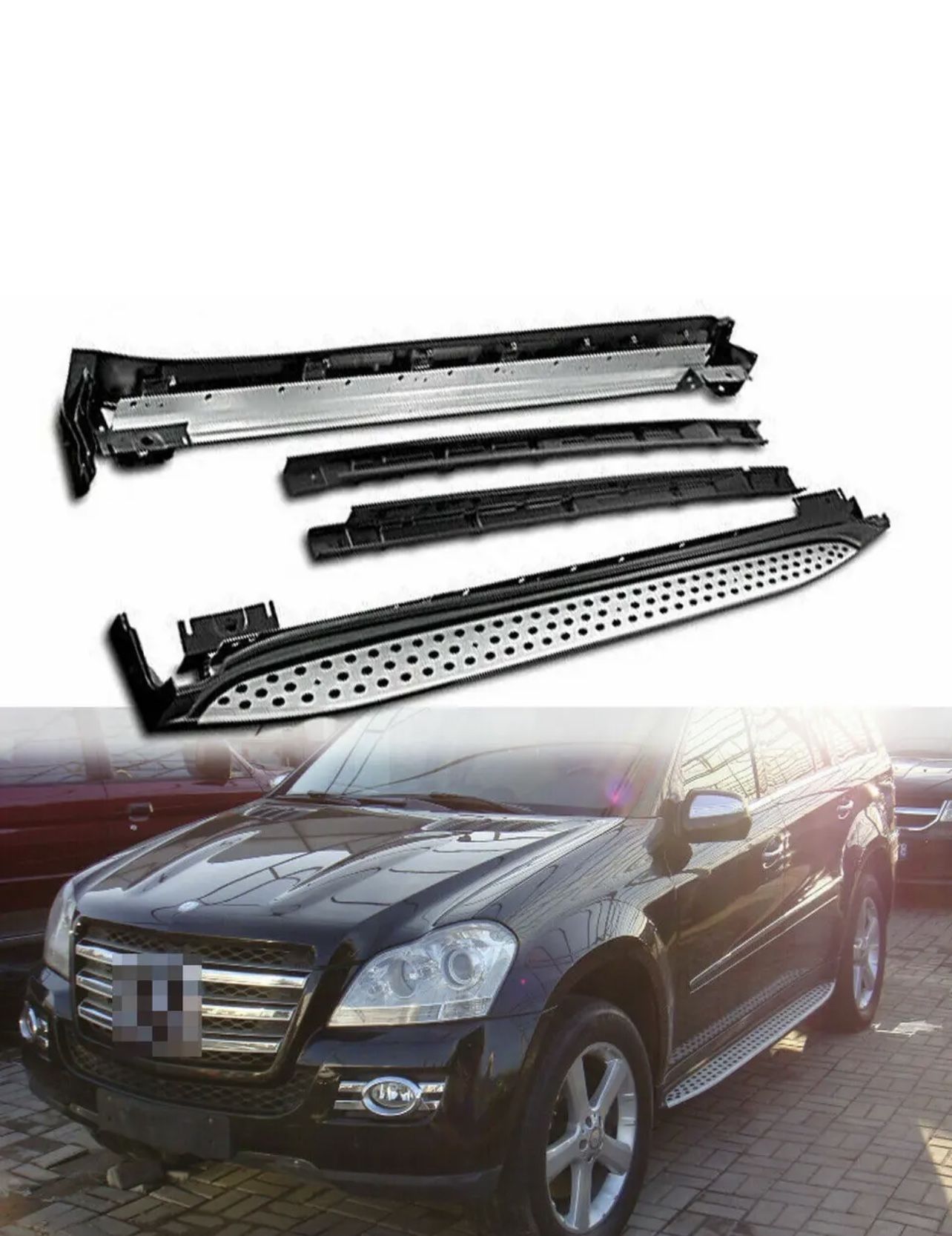 Mercedes-Benz GL450, GL(contact info removed) Running Board Nerf Bar Side Step