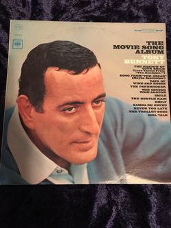 TONY BENNETT -The Movie Song Album- LP  Columbia 1966 ft. "Days of Wine & Roses"