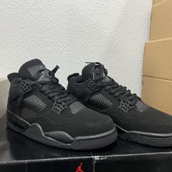 Air Jordan 4 Retro Black Cat - Sizes 8-12