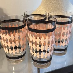 Festive Pink Glassware Set