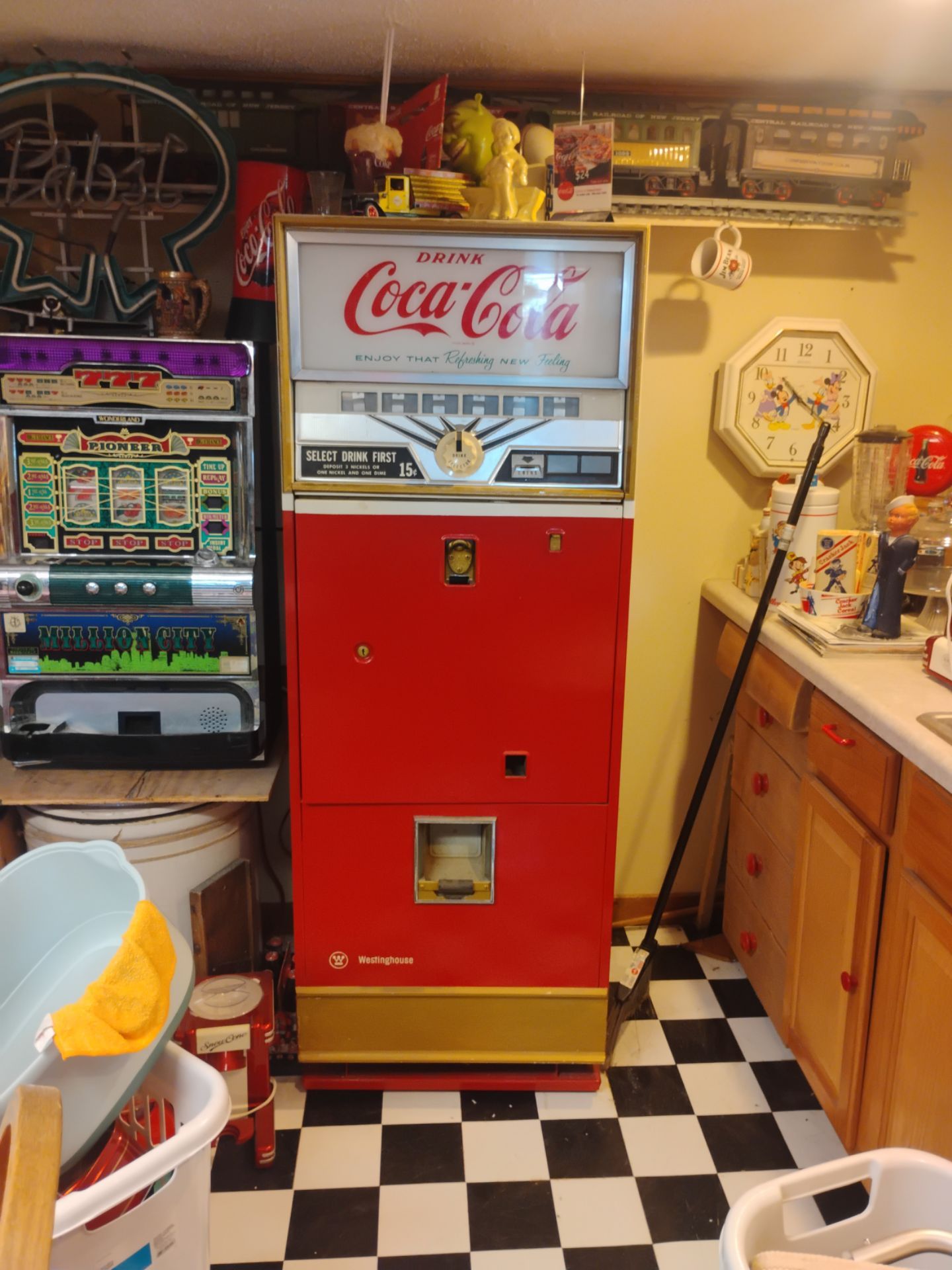 Antique 1950s Westinghouse Coke machine