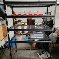 Metal Rack 47" Wide × 72" Tall