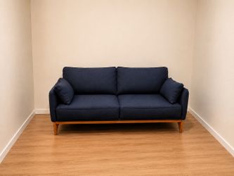 Blue sofa