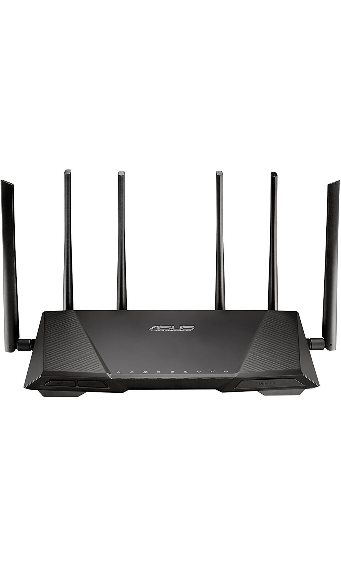 ASUS AC3200 Tri-Band Gigabit WiFi Router, AiProtection Lifetime Security by Trend Micro, Adaptive QoS, Parental Control (RT-AC3200)"