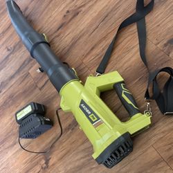 Rechargeable Leaf Blower With Battery And Chargers 