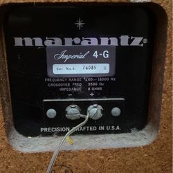 70s Vintage Marantz Floor Speakers