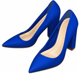 Gently use Bronco Pride blue Pumps size 10
