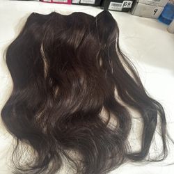 #15H Human Hair Halo Extension 20”