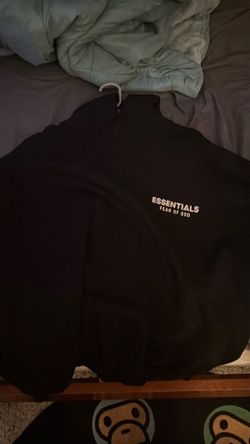 Essentials hoodie black