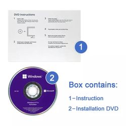 Microsoft Windows 11 Pro 64-bit, DVD - OEM