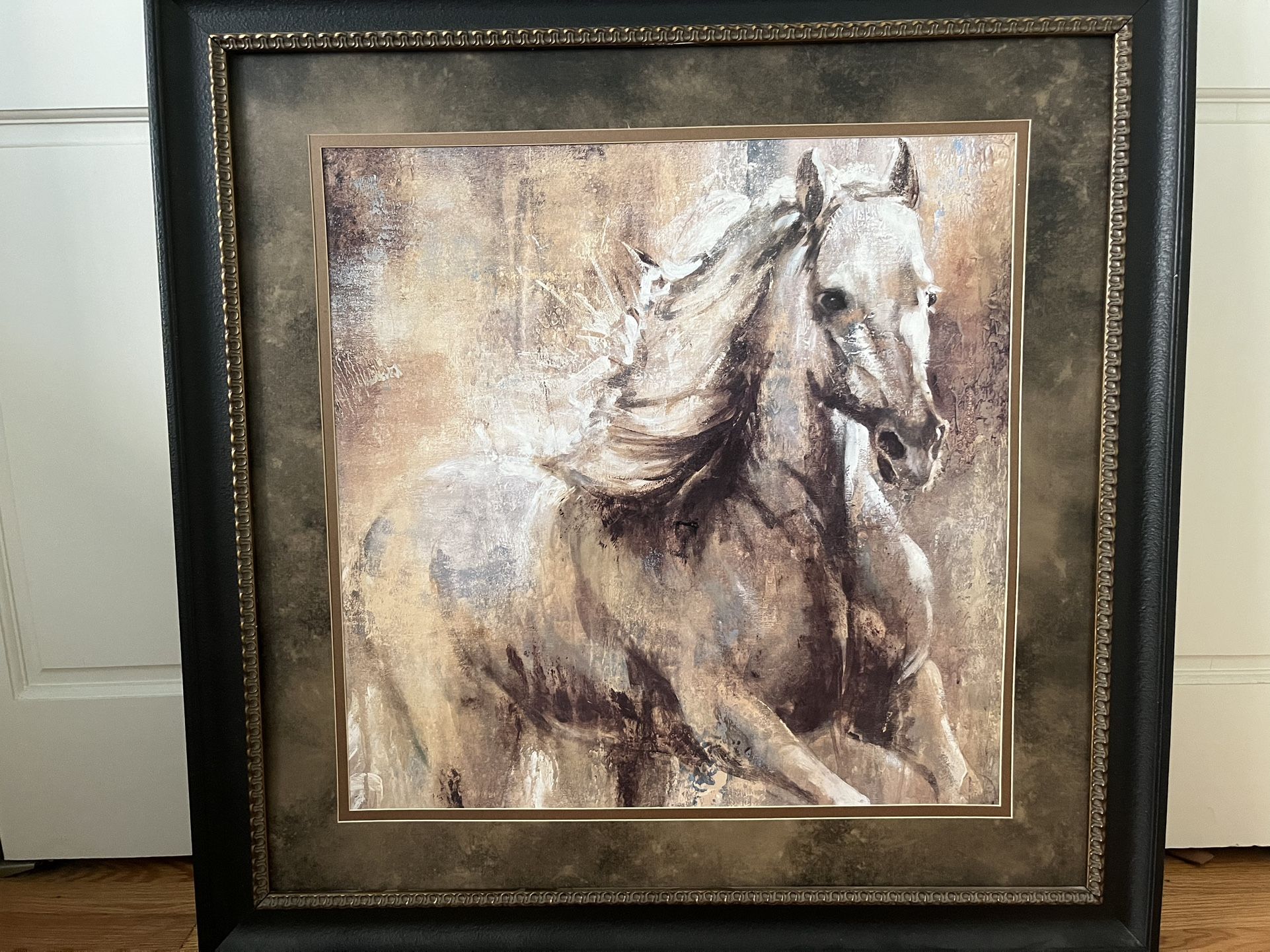 "Boundless Beauty" Framed Horse Print - 37" T x 36.5" W