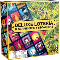 Deluxe Loteria & Serpientes Y Escaleras Traditional Mexican Board Full Game Set