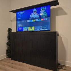 Custom TV Cabinet With Lift
