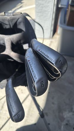 Left handed Adam’s insight golf clubs