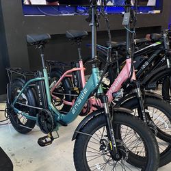 New Electric Folding E-bikes! Easy Payment Plans Available! 2 Year Warranty! Authorized Service Center 