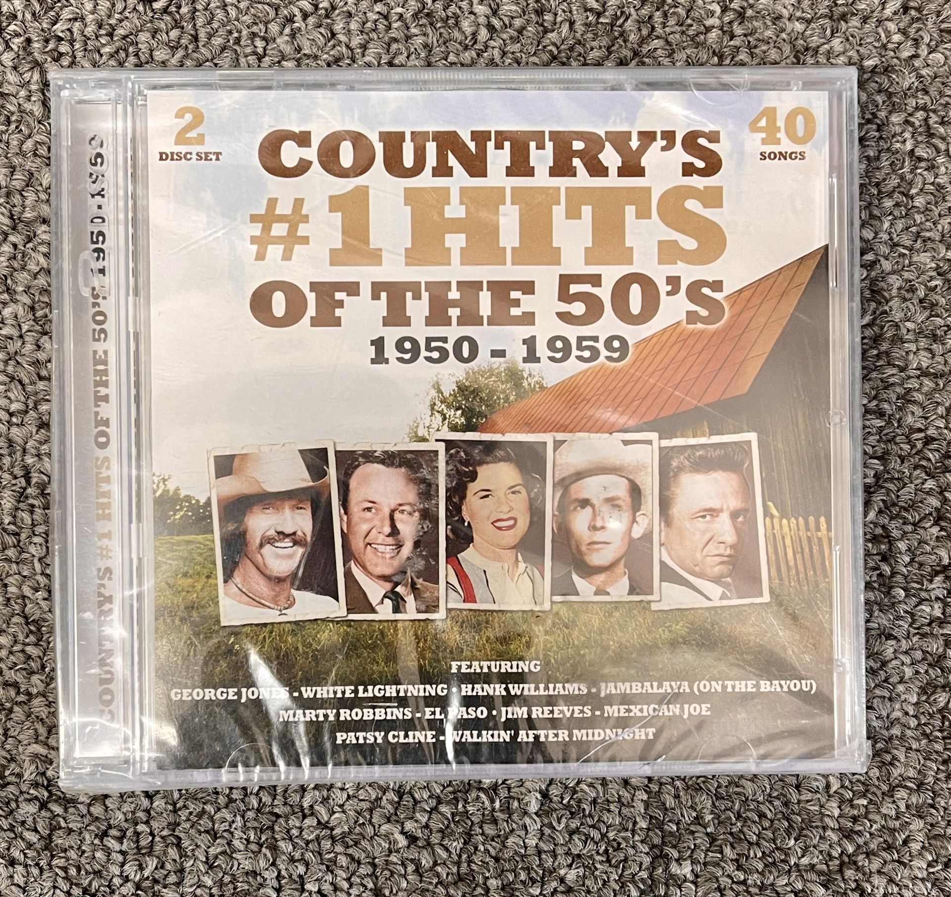 Country’s #1 Hits Of The 50’s (‘50 To‘59) 2 Disc Set