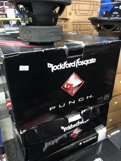 Rockford Fosgate Punch P2 12 On Sale Today For 149.99