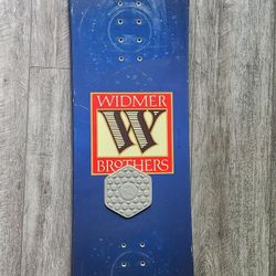 Widmer Brothers Snowboard 🏂156