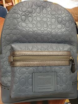 Coach leather backpack