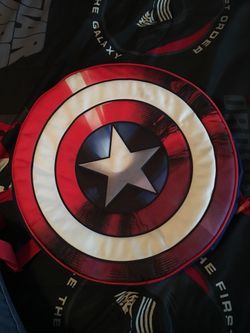 Captain America backpack.