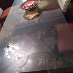 Custom Glass Table 
