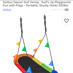 Flat swing fun for outdoors