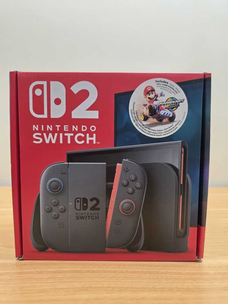 New Nintendo Switch 2 Mario Kart World Bundle