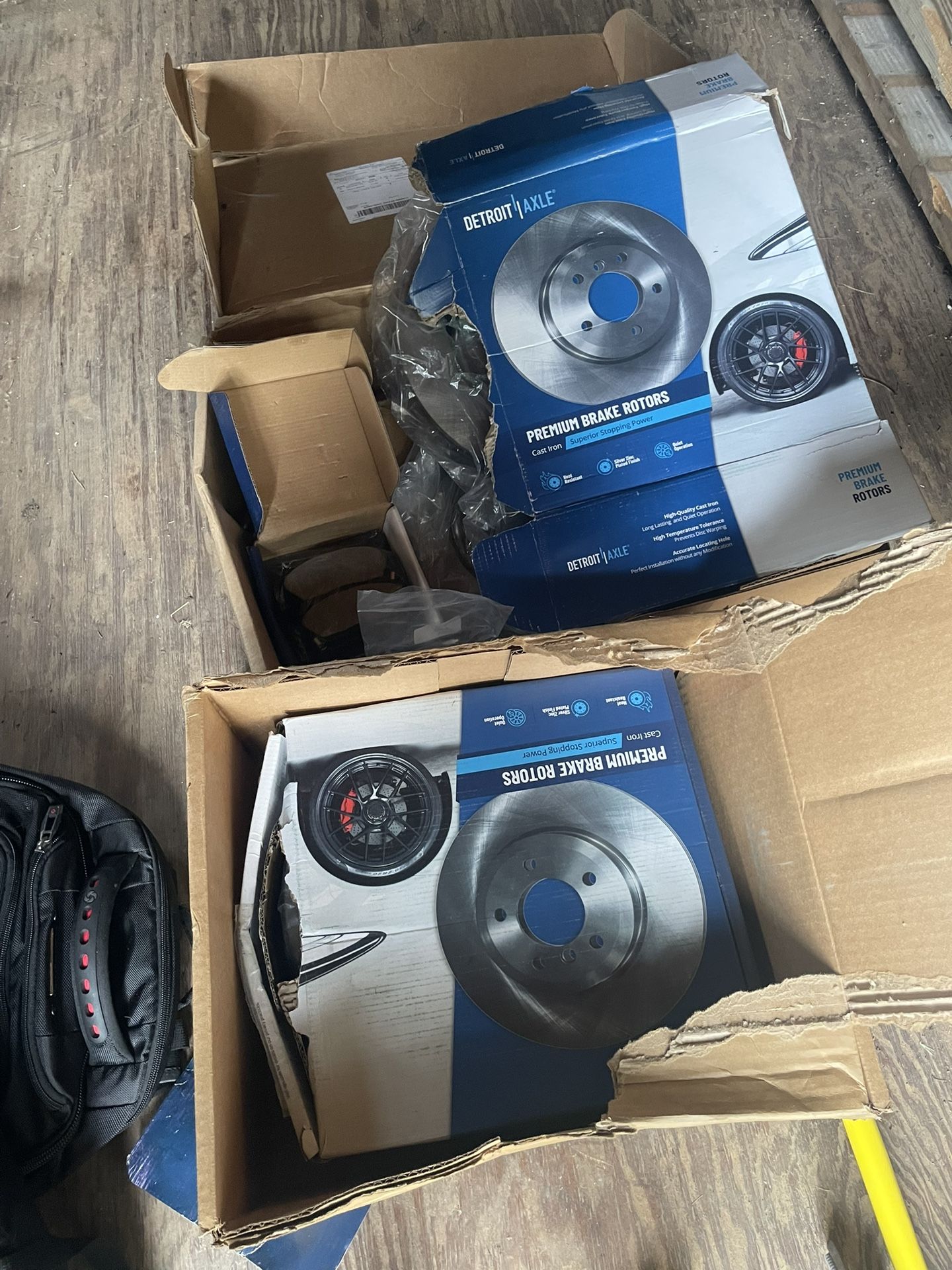 Brake Rotors And Front Pads